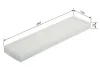 Filter, Innenraumluft BOSCH 1 987 432 296 Bild Filter, Innenraumluft BOSCH 1 987 432 296
