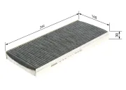 Filter, Innenraumluft BOSCH 1 987 432 306