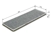 Filter, Innenraumluft BOSCH 1 987 432 310