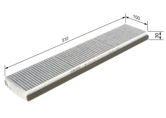 Filter, Innenraumluft BOSCH 1 987 432 318 Bild Filter, Innenraumluft BOSCH 1 987 432 318