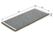 Filter, Innenraumluft BOSCH 1 987 432 343
