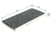 Filter, Innenraumluft BOSCH 1 987 432 345