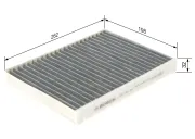 Filter, Innenraumluft BOSCH 1 987 432 361