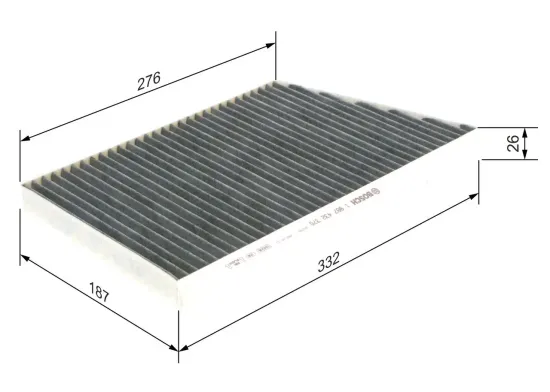 Filter, Innenraumluft BOSCH 1 987 432 370 Bild Filter, Innenraumluft BOSCH 1 987 432 370