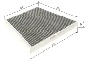 Filter, Innenraumluft BOSCH 1 987 432 381
