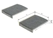 Filter, Innenraumluft BOSCH 1 987 432 386