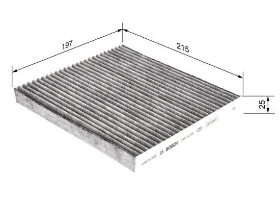 Filter, Innenraumluft BOSCH 1 987 432 392 Bild Filter, Innenraumluft BOSCH 1 987 432 392