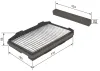 Filter, Innenraumluft BOSCH 1 987 432 401 Bild Filter, Innenraumluft BOSCH 1 987 432 401