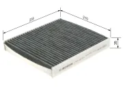 Filter, Innenraumluft BOSCH 1 987 432 413