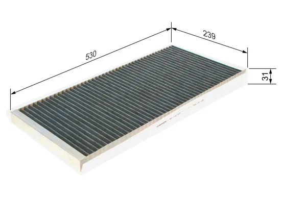 Filter, Innenraumluft BOSCH 1 987 432 425 Bild Filter, Innenraumluft BOSCH 1 987 432 425