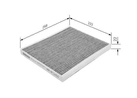 Filter, Innenraumluft BOSCH 1 987 432 537 Bild Filter, Innenraumluft BOSCH 1 987 432 537