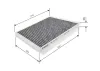 Filter, Innenraumluft Motorraum BOSCH 1 987 432 570 Bild Filter, Innenraumluft Motorraum BOSCH 1 987 432 570