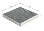 Filter, Innenraumluft BOSCH 1 987 432 574