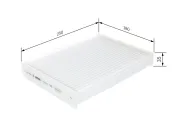 Filter, Innenraumluft BOSCH 1 987 435 010