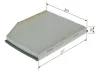 Filter, Innenraumluft BOSCH 1 987 435 028 Bild Filter, Innenraumluft BOSCH 1 987 435 028