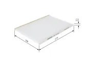 Filter, Innenraumluft BOSCH 1 987 435 049