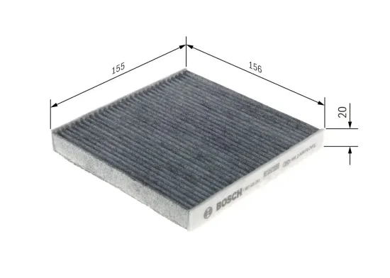 Filter, Innenraumluft BOSCH 1 987 435 051 Bild Filter, Innenraumluft BOSCH 1 987 435 051