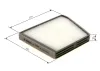 Filter, Innenraumluft BOSCH 1 987 435 054 Bild Filter, Innenraumluft BOSCH 1 987 435 054