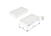 Filter, Innenraumluft BOSCH 1 987 435 055