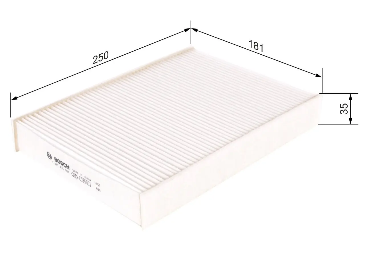 Filter, Innenraumluft BOSCH 1 987 435 057