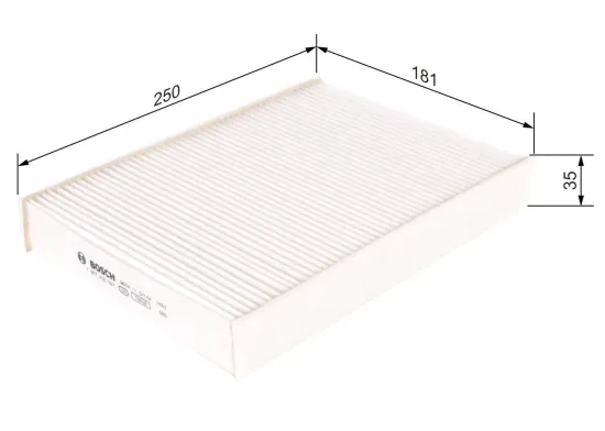 Filter, Innenraumluft BOSCH 1 987 435 057 Bild Filter, Innenraumluft BOSCH 1 987 435 057