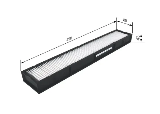 Filter, Innenraumluft BOSCH 1 987 435 060 Bild Filter, Innenraumluft BOSCH 1 987 435 060