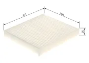 Filter, Innenraumluft BOSCH 1 987 435 076