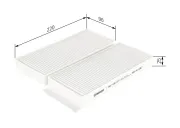 Filter, Innenraumluft BOSCH 1 987 435 077