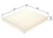 Filter, Innenraumluft BOSCH 1 987 435 079