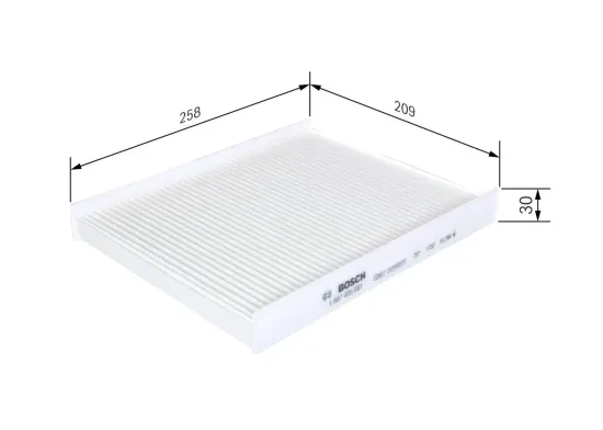 Filter, Innenraumluft BOSCH 1 987 435 081 Bild Filter, Innenraumluft BOSCH 1 987 435 081