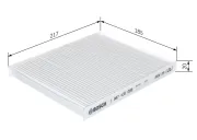 Filter, Innenraumluft BOSCH 1 987 435 088