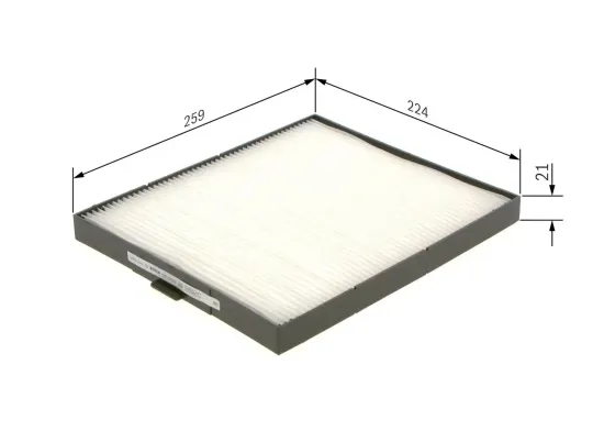 Filter, Innenraumluft BOSCH 1 987 435 092 Bild Filter, Innenraumluft BOSCH 1 987 435 092