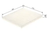 Filter, Innenraumluft BOSCH 1 987 435 096