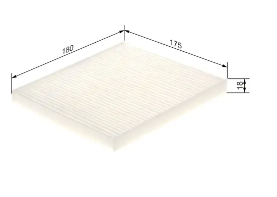 Filter, Innenraumluft BOSCH 1 987 435 096 Bild Filter, Innenraumluft BOSCH 1 987 435 096