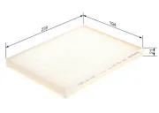 Filter, Innenraumluft BOSCH 1 987 435 097