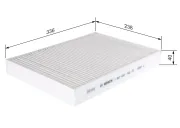 Filter, Innenraumluft BOSCH 1 987 435 103