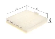 Filter, Innenraumluft BOSCH 1 987 435 106