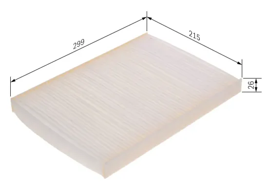 Filter, Innenraumluft BOSCH 1 987 435 112 Bild Filter, Innenraumluft BOSCH 1 987 435 112