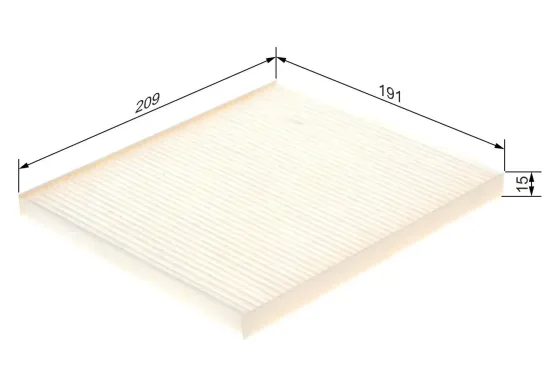 Filter, Innenraumluft BOSCH 1 987 435 114 Bild Filter, Innenraumluft BOSCH 1 987 435 114