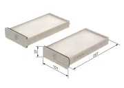 Filter, Innenraumluft BOSCH 1 987 435 119