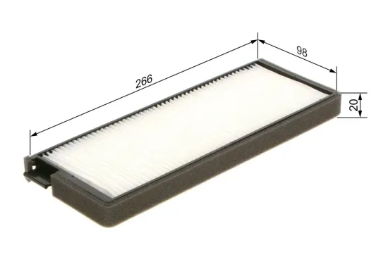 Filter, Innenraumluft BOSCH 1 987 435 123 Bild Filter, Innenraumluft BOSCH 1 987 435 123