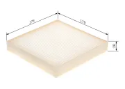 Filter, Innenraumluft BOSCH 1 987 435 134