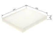 Filter, Innenraumluft BOSCH 1 987 435 135