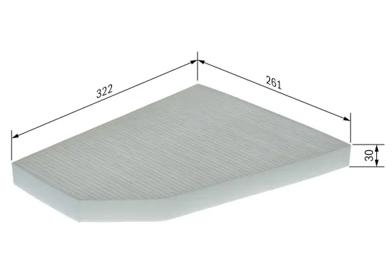 Filter, Innenraumluft Innenraum BOSCH 1 987 435 152 Bild Filter, Innenraumluft Innenraum BOSCH 1 987 435 152