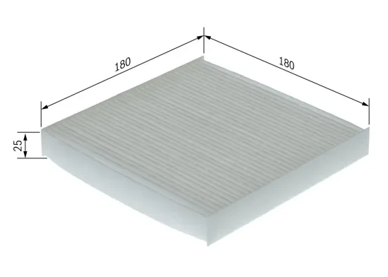 Filter, Innenraumluft BOSCH 1 987 435 153 Bild Filter, Innenraumluft BOSCH 1 987 435 153