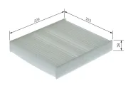 Filter, Innenraumluft BOSCH 1 987 435 169