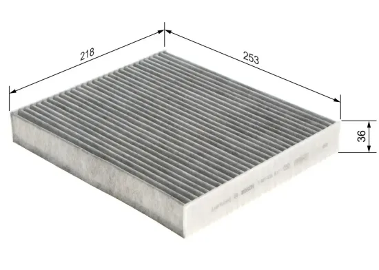 Filter, Innenraumluft BOSCH 1 987 435 511 Bild Filter, Innenraumluft BOSCH 1 987 435 511