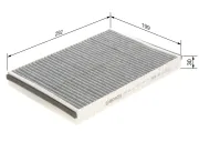 Filter, Innenraumluft BOSCH 1 987 435 514