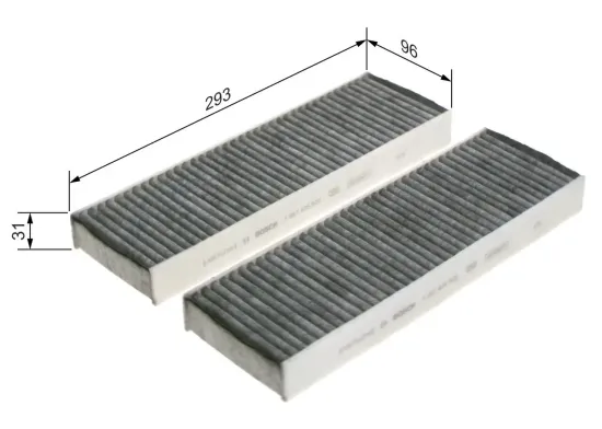 Filter, Innenraumluft BOSCH 1 987 435 522 Bild Filter, Innenraumluft BOSCH 1 987 435 522