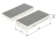 Filter, Innenraumluft BOSCH 1 987 435 538